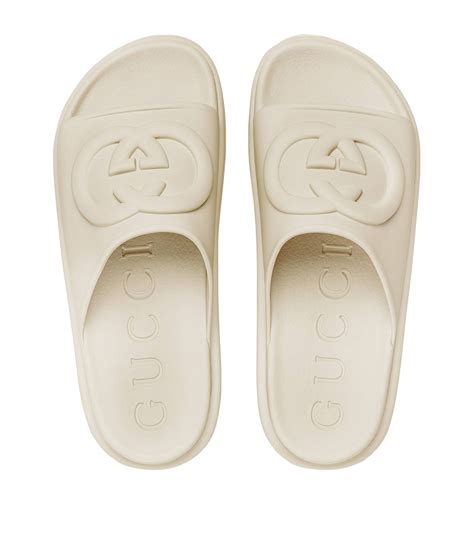 gucci interlocking blue|women's slide with interlocking g.